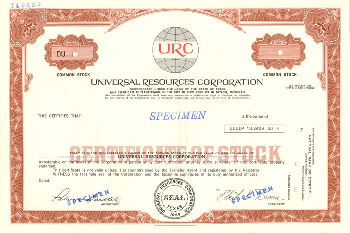 Universal Resources Corporation